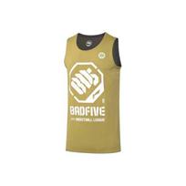 Li-Ning Classic 3+1 League Game Basketball Vest Men Tops Milk-Candy-Yellow AAYQ007-4 XXL
