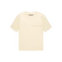 Fear Of God Essentials Short Sleeve T-Shirt Women Tops Egg-Shell FOG-FW22-009 XL white