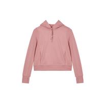 Nike Therma-Fit One Hoodie With Fleece Lining Women Tops Stardust-Red FB5211-618 L gray