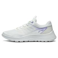 Li Ning Lightweight Soft Rebound Breathable Shock Absorbing Non-Slip Durable Low-Top Running Shoes Women sneaker White Purple ARST020-1 37⅔ white