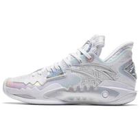 Anta Crazy Tide 5 Inheritance Slip Resistant Durable Low Top Basketball Shoes Women sneakers Gray Silver 122331106-7 36