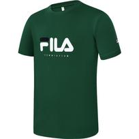 FILA Simple Basic Round Neck Printed Tennis Sports Short Sleeve T-Shirt Men Tops Pine-Green A11M333199F-DG XXL black
