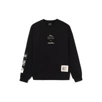 Li Ning X Disney Collaboration Mickey X Keith Haring Series Casual Sports Breathable Loose Pullover Sweatshirt Men sweatshirt Black AWDR591-1 L