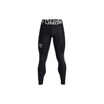 Under Armour Heat Gear Series Logo Print Training Leggings Men Leggings Black 1370413-001 L