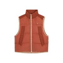 Puma Mmq Puff Padded Vest Color Block Loose Stand Collar Vest Unisex Vests Fruit-Vine-Brown 623047-41 S