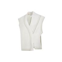 Nike Color Block Loose Fit Outdoor Knit Vest Women Tops Beige FN1887-104 L