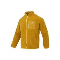 Puma Solid Color Zip Collar Jacket Unisex Jackets Gold 625196-50 M orange