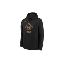 Nike X NBA Hoodie Los Angeles Lakers James 23 City Edition Casual Comfortable Kids hoodies Black Purple 3Z2B7HDL5-LAK23 M