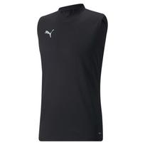 Puma V-Neck Pullover Solid Color Sleeveless Vest Unisex Tops Black 657979-03 XL
