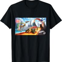 Hot Wheels - ID Big Loop T-Shirt S juoda