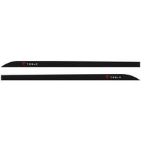 2pcs Car Side Skirt Sill Carbon Fibre Body Protection Sticker For Tesla Model 3 Y S X Roadster Model X 2016-2020 Decals TM3 TMX