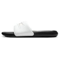Nike Victori One Printed Slide White Metallic Gold Men Sneakers Summit-White Orange Black CN9678-103 47.5 white