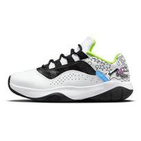 Air Jordan 11 CMFT Low SE GS Balti Volt Vaikams Sportbačiai Juodi Hyper-Violetiniai DM3397-100 38.5 white
