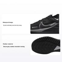 Nike React Pegasus Trail 4 GORE-TEX Juodi Atspindintys Sidabriniai Vyriški Bėgimo Bateliai Vilkolapis Pilki DJ7926-001 40 black