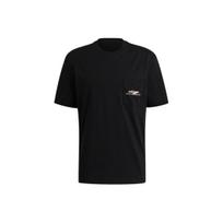 Adidas Originals Trefoil Adv Pkt Logo Tee Casual Sport Round Neck Breathable Short Sleeve T-Shirt Men Tops Black GN2363 S
