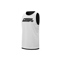 Puma Logo Print Reversible Sleeveless Basketball Vest Men Tops White 534195-01 XS