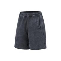 Li Ning Vital Series Solid Color Loose Sports Shorts Unisex Shorts Charcoal-Black AKST687-1 XS