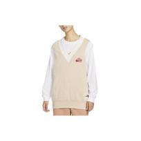 Nike Cny Series Fleece Knit Loose V-Neck Vest Women Vests Sand-White FD6402-126 L