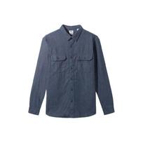 Levis Solid Color Cotton Polo Long Sleeve Denim Jacket Men jackets Blue 19587-0153 S