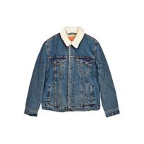 Levis FW22 Fleece Lined Denim Jacket Men Jackets Dark-Blue 163650041 XS