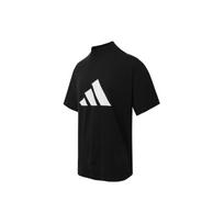 Adidas American Vintage Crew Neck Logo Print Short Sleeve T-Shirt Unisex T-Shirt Black JN4856 M black