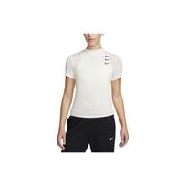 Nike Dri-FIT ADV Running Division Letter Logo Print Short Sleeve T-Shirt Women Tops White FB7813-110 S