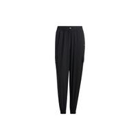 Adidas Neo Embroidered Logo Loose Fit Mid Rise Stretch Knit Sports Pants Women Bottoms Black H16283 XS