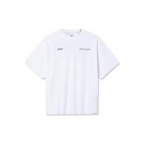 Levis Plain Loose Logo Letter Print Round Neck Short Sleeve T-Shirt Women tops White A4924-0026 M