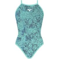 Mizuno Gold Series Racing Training Triangular One-Piece Swimsuit Women swimsuit Blue N2CAB335-34 S