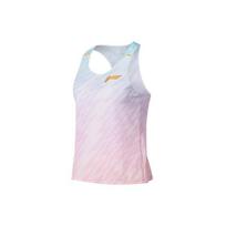 Li Ning Gradient Color Block Sports Vest Women tops Pink AAYS038-1 XL