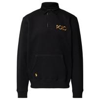 Polo Ralph Lauren FW24 Pony Logo Embroidered Long Sleeve Fleece Sweatshirt Men sweatshirt Black MNPOKNI16823310-001 S
