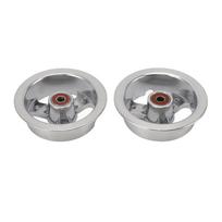 3.50 4 Rear Wheel Rim with 600RS Bearing 4 Inch Aluminum Alloy High Torsion Proof Sturdy for Electric Scooter Tiller