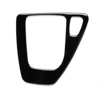 Automobilio salono pavarų perjungimo panelės lipdukas Dekoratyvinis dangtelio apvadas BMW 3 serijos E90 E92 2005-2008 2010 2011 2012 priedai Juodas white