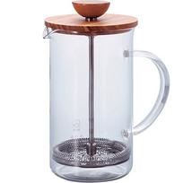 HARIO Olive Wood Glass French Press Coffee Maker