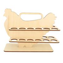 Chicken Egg Holder Innovative Synthetic Wood 24 Eggs Storage Kitchen Counter Top Rack