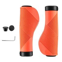 1pair Antiskid Bicycles Handlebars Grip Ergonomic Bike Handlebars Cover for Various Bike Models rožinė raudona spalva