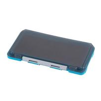 Fishing Baits Lures Storage Box Sponge Pad Tight Locking Buckle Portable Waterproof Leak-Proof Tackle Box Fishing Accessories mėlyna