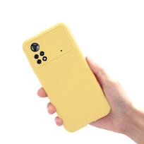 For Xiaomi Poco X4 Pro 5G Case Poco X4 Pro 2022 Cover TPU Candy Silicone Soft Bumper Matte Phone Cases For Poco X4Pro Cute Funda Poco X4 Pro 5G geltona