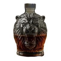 280 ml viskio dekanteris su nepralaidžiu kamščiu-sandarikliu, liūto dizainas, didelės talpos stiklinis dekanteris, raudonojo vyno dekanteris Lion
