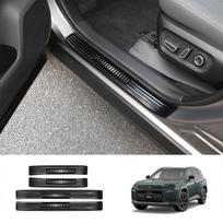 Nerūdijančio plieno durų slenksčių apdailos rinkinys Toyota RAV4 26 modeliams gray