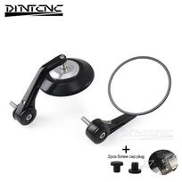 Handlebar End Mirror For BMW R NineT 719/Pure/Scrambler/Urban/GS Rninet Motorcycle Left Right Handle Side Round Rearview Mirrors sidabras