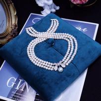 068 Women's Multi-layer Freshwater Pearl Clavicle Necklace - Elegant Princess Jewelry Gift