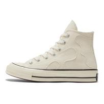 Converse  Chuck 70 High Egret Earth Camo Women Sneakers Cream Black White 571071C 35 beige