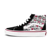 Vans Sk8-Hi Kids I Heart Kids Sneakers Black True-White VN0A4BUWWKU 34