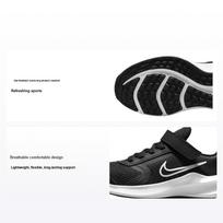 Nike Downshifter 11 PS Black White Kids Sneakers CZ3959-001 31