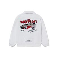 Li-Ning X Universal Studios Back To The Future Embroidered Letter Loose Sports Jacket Men Jacket White AFDR831-2 XXL