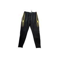 Mizuno Mid-Rise Lace-Up Straight Knit Sweatpants Unisex Bottoms Black P2CD43Z2 L