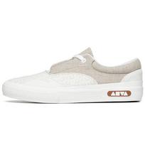 Anta All-Terrain Skateboard Slip-Resistant Durable Lightweight Low-Top Skate Shoes Women Sneakers Gray White 122228015-11 36 white