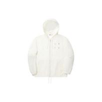 Li Ning Vital Series Embroidered Loose Fit Hooded Sports Windbreaker Unisex Outerwear Off-White AFDU259-3 L
