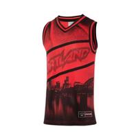 Li Ning Letter Print Round Neck Sleeveless Vest Men Tops Red AAYQ231-1 L